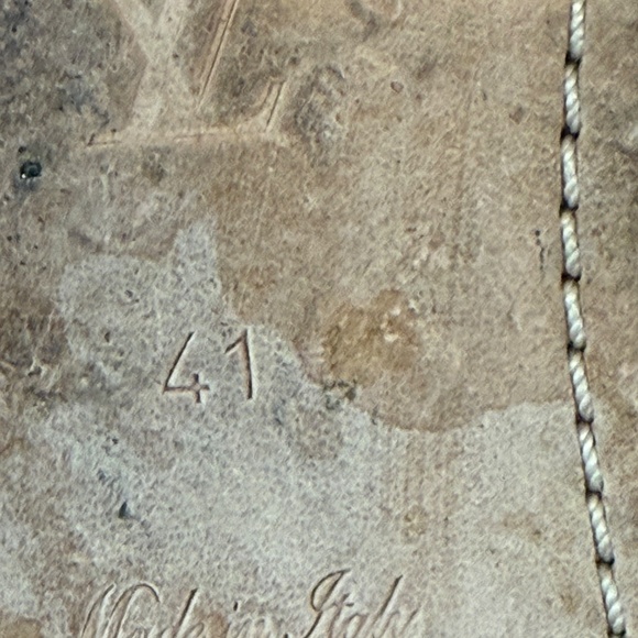 Louis Vuitton 41 Two Tone leather sandals - Picture 5 of 5